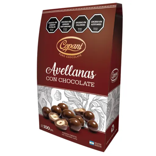 Avellanas con chocolate copani 